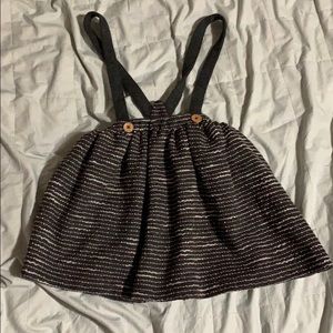 Kids suspenders skirt